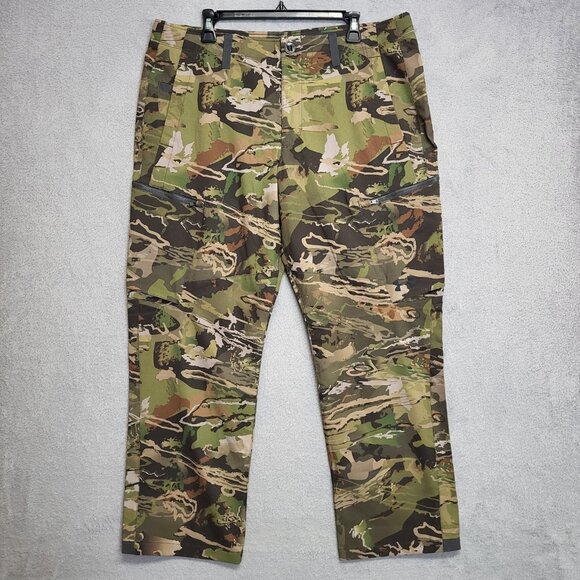 Under Armour Pants Mens 38x30 Storm ArmourVent Forest Camo Loose No Fly Zone - Picture 1 of 12